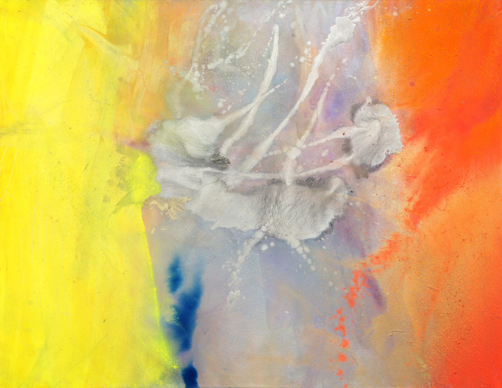 2020-03-03, Veil, Pigment, Acryl auf Leinwand, 170 x 220 cm