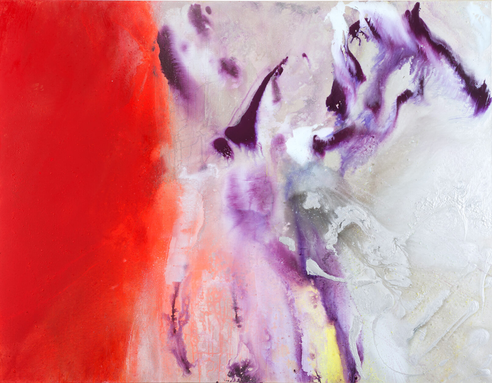2021-01-01, Veil, Pigment, Acryl auf Leinwand, 170 x 220 cm